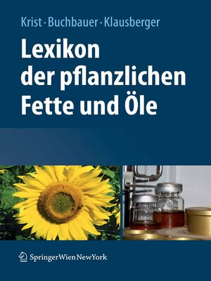 cover image of Lexikon der pflanzlichen Fette und Öle